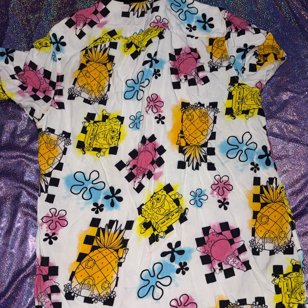 Vans Spongebob Squarepants Button Up - image 7